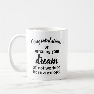 Rolig Lämnande Gåva till Kollega Kaffemugg