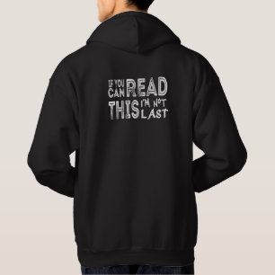 Rolig Långsam Löpare - Inte Sist Citat Hoodie