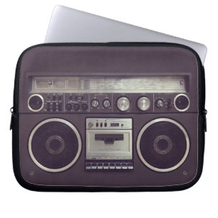 Rolig laptop sleeve för Retro Boombox