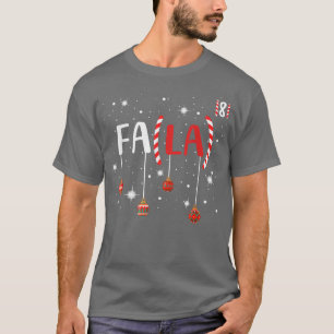 Rolig lärare godis Cane Fa La 8 matematiklärare Ch T Shirt