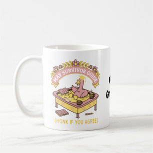 Rolig lärare Maj överlevnadsguide Retro gås Kaffemugg