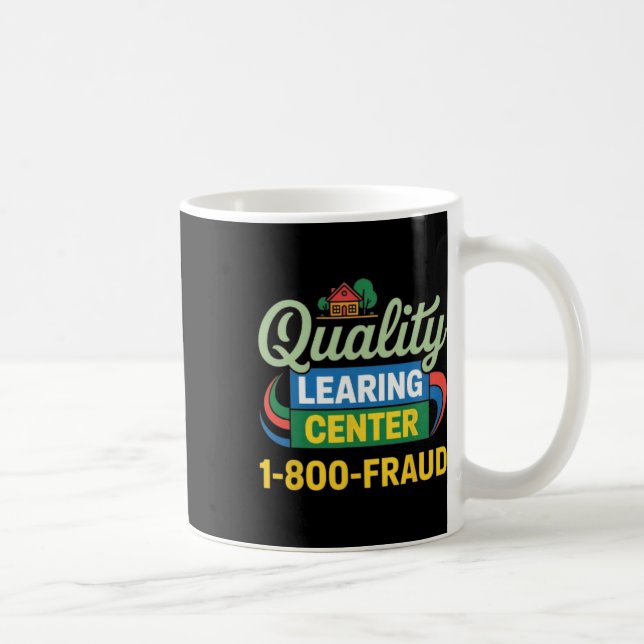 Rolig lärares kvalitetsinlärningscenter akademisk  kaffemugg (Höger)