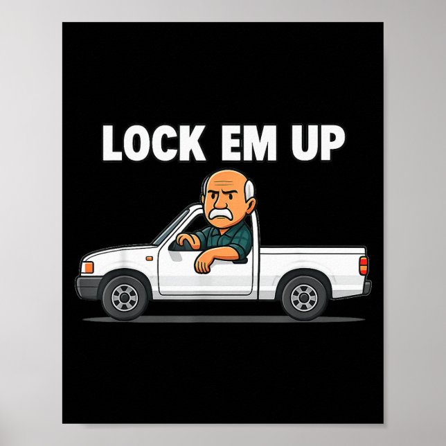 Rolig Lås Dem Upp Privat Egendom  Poster (Framsidan)