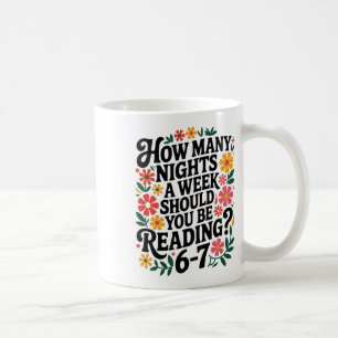 Rolig läsning 6 7 Sex Sju Meme engelsklärare B Kaffemugg