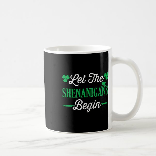 Rolig Låt Bushen Börja För St Patricks Da Kaffemugg (Höger)