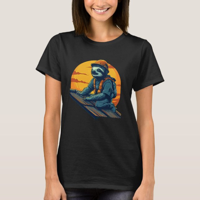 Rolig lat dovtakläggare t shirt (Framsida)