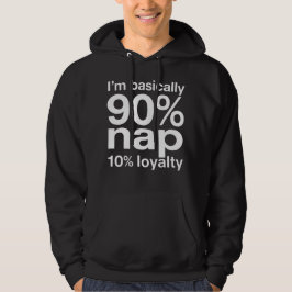 Rolig Lat Hund Humor Sarksastisk Design Hoodie