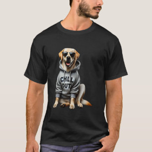Rolig Lat Labrador Retriever Hund Chillar Hundar C T Shirt