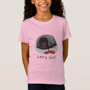 Rolig Låt oss gå! på en promenad Pekingeser Hund ( T Shirt