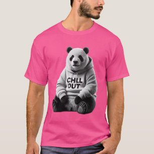 Rolig Lat Panda Björn Avslappnad Avslappnad Chill T Shirt