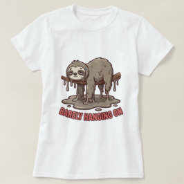 Rolig Lat Trög Senap Tecknad T-Shirt
