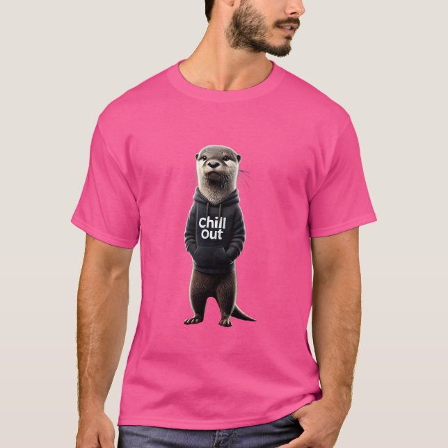 Rolig Lat Utter Avslappnad Avslappnar Chill Ut Dju T Shirt (Framsida)