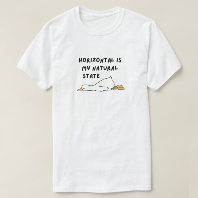 Rolig Late Duck T-Shirt (Design framsida)