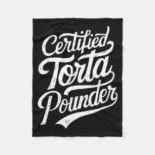Rolig latino certifierad torta under mexikansk sar fleecefilt