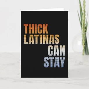 Rolig latinsk stolthet Tjocka latinor kan stanna K Kort