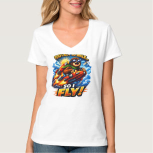 Rolig Latmask-Raket Meme, För Lat för att Gå Så Ja T Shirt