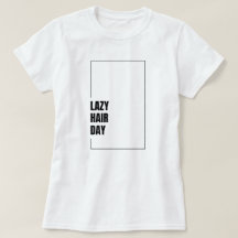 Rolig "Latmaskin Dag" Hårstämning Grafisk T-Shirt