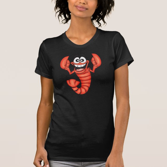 Rolig le hummer t shirt (Framsida)