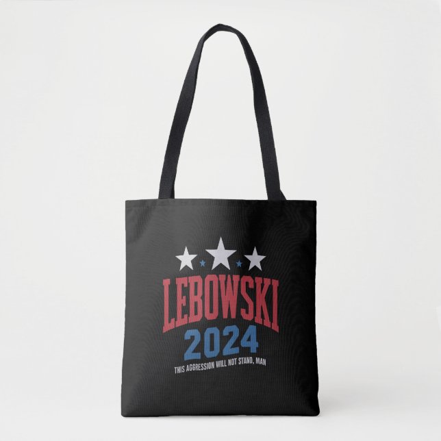 Rolig Lebowski Politisk Valröstning 2024  Tygkasse (Framsida)