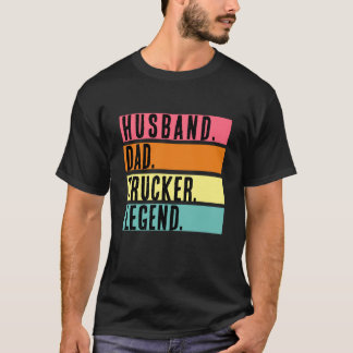  Rolig legend bilförare pappa make lastbilschauffö T Shirt