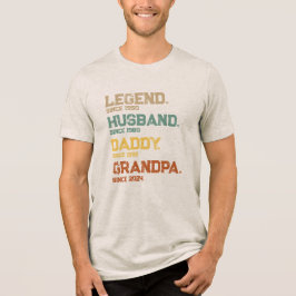 Rolig Legend Make Husbonde Pappa Farfar Anpassad P T Shirt
