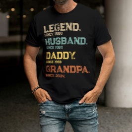 Rolig Legend Make Husbonde Pappa Farfar Anpassad P T Shirt