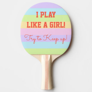 Rolig leknågot liknande görad randig Ping Pong f Pingisracket