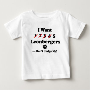 Rolig Leonberger för baby T-tröja Tee