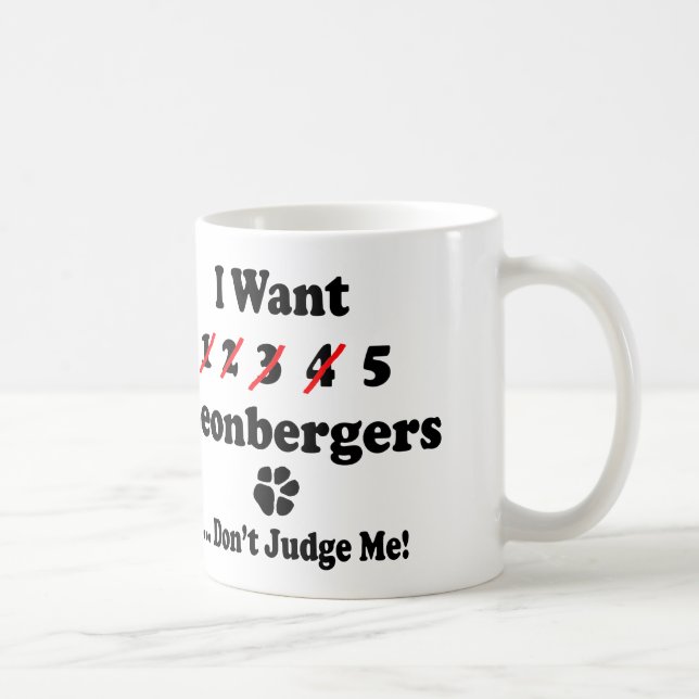 Rolig Leonberger mugg (Höger)