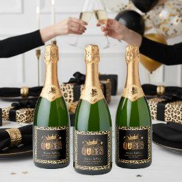 Rolig Leopard Födelsedagsdrottning Sextioårsdag