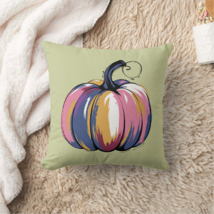 Rolig Leopard Pumpa Halloween Höst  Kudde