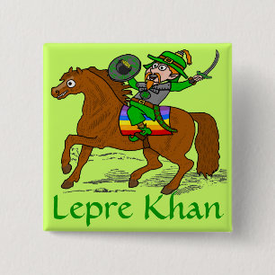 Rolig Lepre Khan st patrick's day Knapp