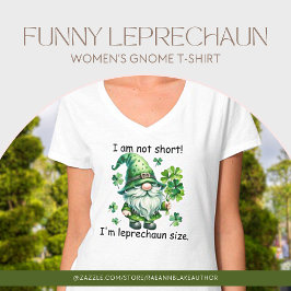 Rolig Leprechaun Gnome T-Shirt