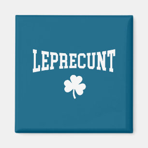 Rolig leprechaun irländsk st patricks dag shamrock magnet