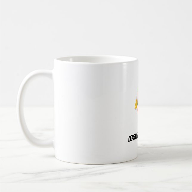 Rolig Leprechaun Kaffemugg (Vänster)