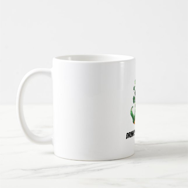 Rolig Leprechaun Kaffemugg (Vänster)