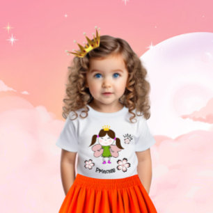 Rolig liten prinsessa t shirt
