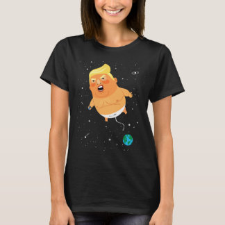Rolig litet luftskepp för trumfbabyutrymme t shirt
