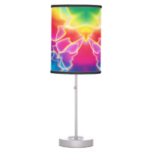 Rolig ljus färgrik regnbågekonstlampa