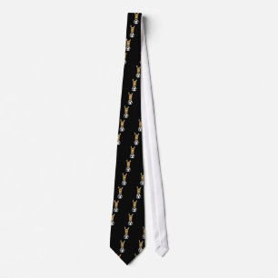 Rolig Llama med fotbollbollkonst Slips