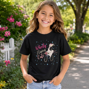 Rolig Llama Söt Personlig Grafisk T-Shirt