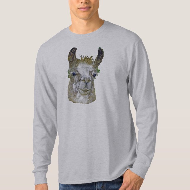 Rolig Llama Tee Shirt (Framsida)