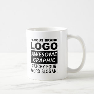 Rolig Logga Slogan Mugg