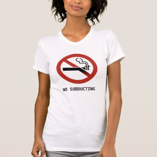 Rolig Logo för Subduktionszon Geologi T Shirt
