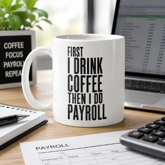 Rolig Löneadministration Kaffemugg
