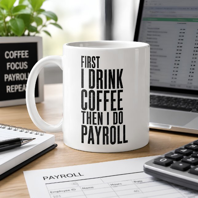 Rolig Löneadministration  Kaffemugg (Skapare uppladdad)