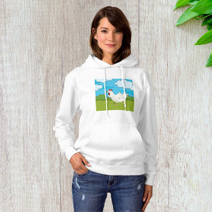 Rolig löpande höna gårdsplan djur t shirt
