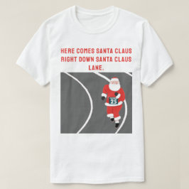Rolig löpande jul-T-shirt T Shirt