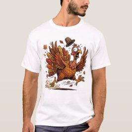 Rolig Löpmunkkyrkan Thanksgiving Konst T Shirt