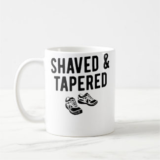 Rolig Löpning Rakad Avsmalnande Distanslöpare Kaffemugg